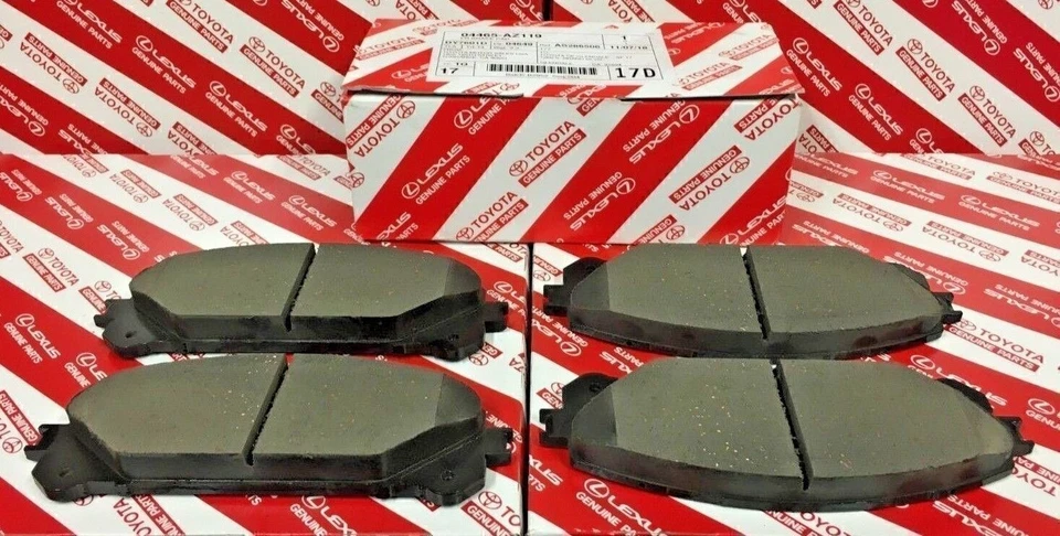 Pastillas de freno delanteras de cerámica Toyota Sienna 2011-2020 originales OEM 04465-AZ319 EE. UU. Foto 4 de 4