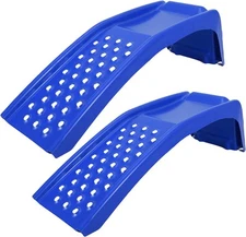 2pcs Lift Solid Steel Truck Car Ramp 8000Lbs for Car Repair Vehicle Maintenance