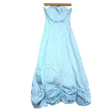 Vintage Jessica Mcclintock Gunne Sax Prom Princess Bubble Dress Women 7 Blue 80s