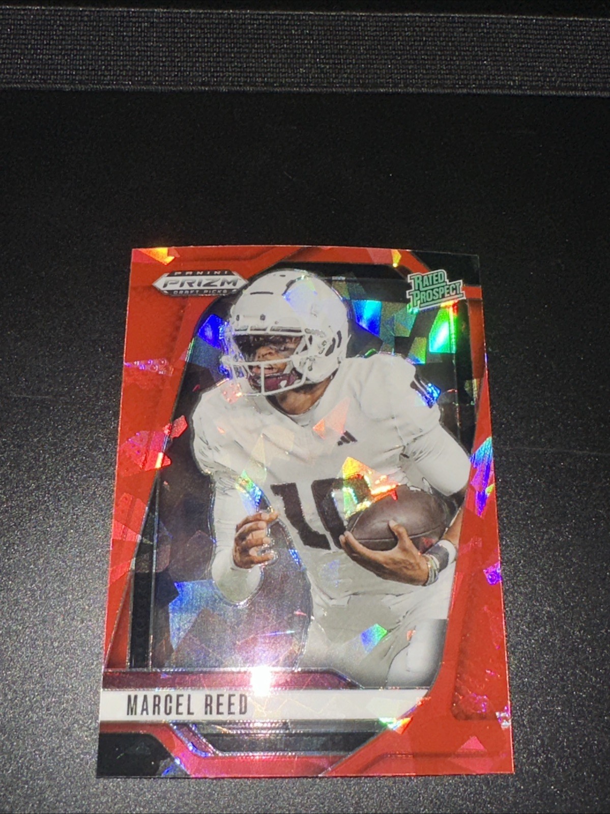 2025 Panini Prizm Draft Picks - Marcel Reed #167 Red Ice Prizm (RC)