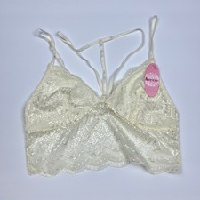 NWT Coquette Bralette Womens Babydoll Lace Choker Longline Fairy Valentines Day