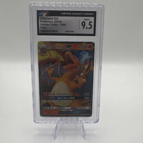 Pokémon Charizard GX Ultra Rare Holo Hidden Fates 9/68 CGC 9.5 English 2019