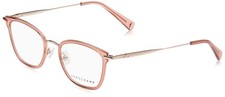 New Longchamp LO-2145 272 Crystal Nude  Gold Eyeglasses 49/19/140