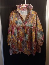 Kika Vargas x Target Multicolored Floral Print Mini Babydoll Dress Size XXS