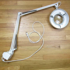 Underwriters Laboratories Telescopic Magnifier Drafting Desk Task Table Lamp