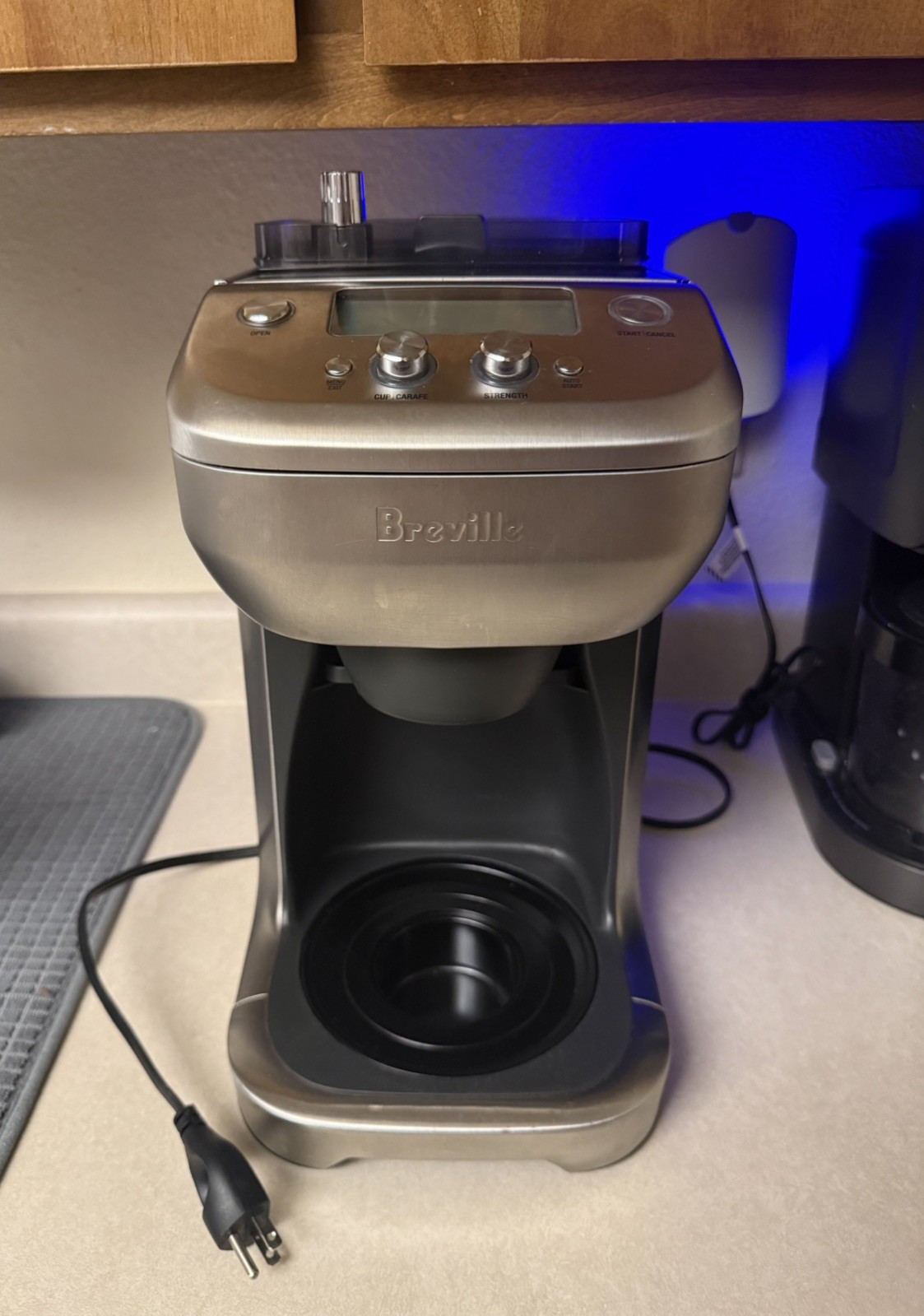 Breville 12c Grind Control Drip Coffee Maker Brushed Stainle