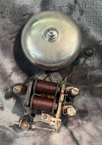 Vintage FARADAY, 1036a  Industrial Railroad Fire Alarm Ringer "Platinum" WORKS