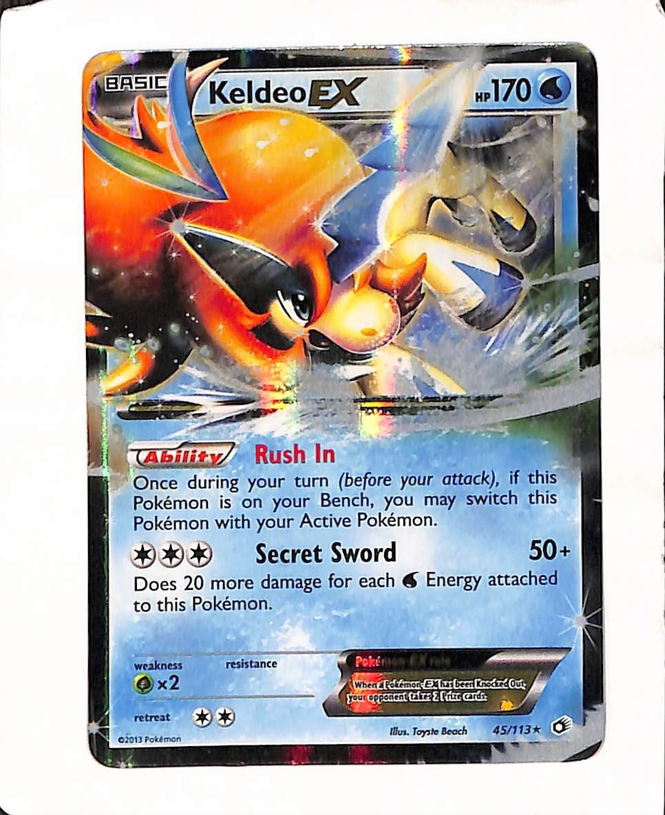 Keldeo EX 49/149 - Boundaries Crossed - Pokemon Card