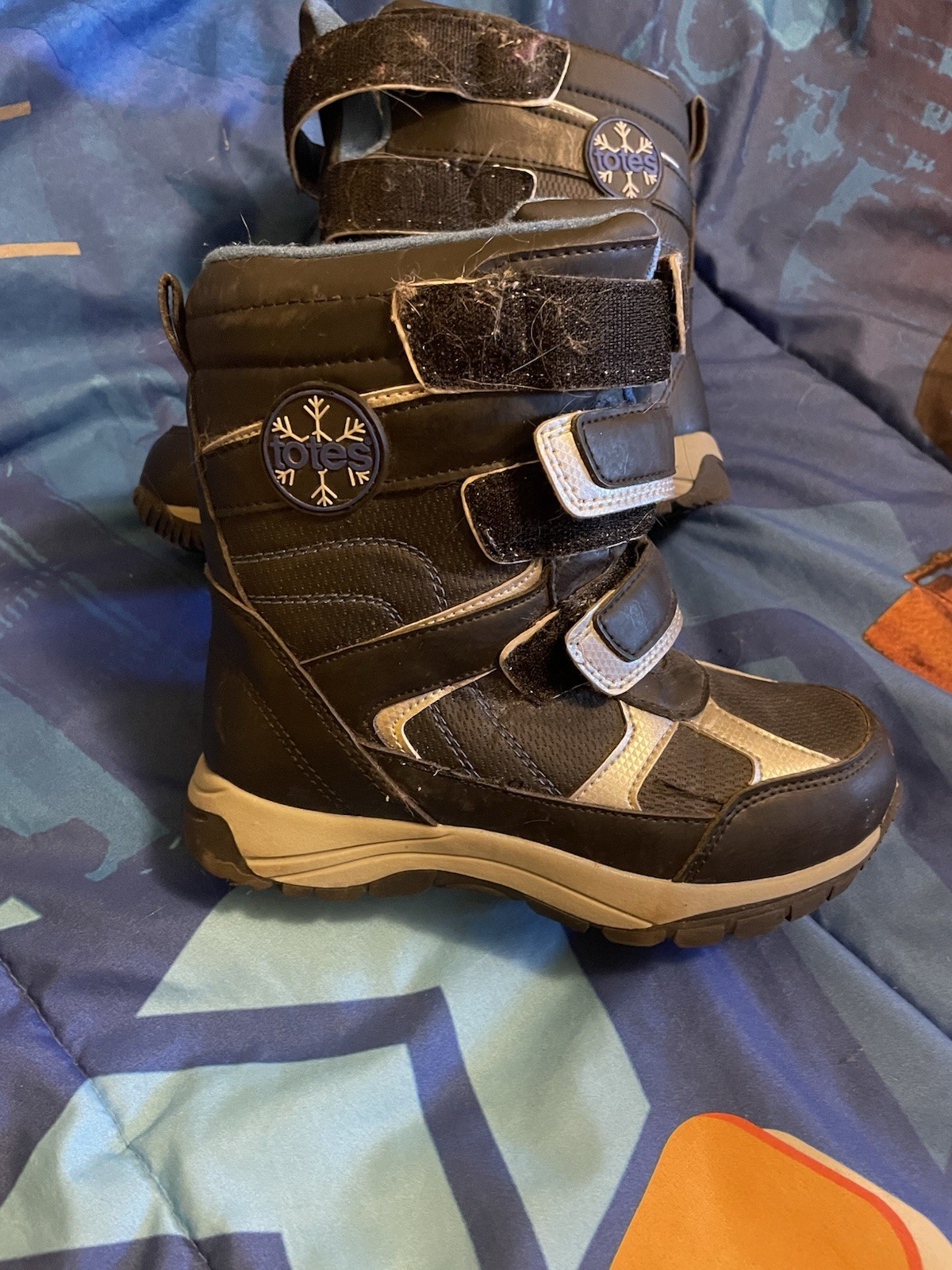 Youth Snow Boots Size One. VG Condition-image
