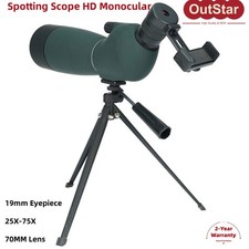 SVBONY 19mm Eyepiece SV28Plus 25X-75X 70MM Lens Spotting Scope HD Monocular s