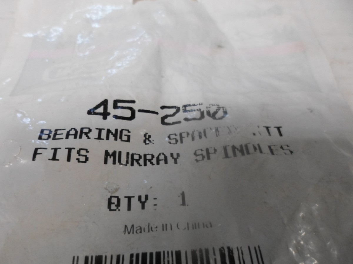 45-250 Spindle Bearing and Spacer Kit for Murray 38-52
