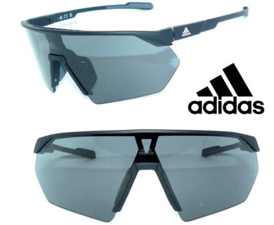 Adidas SONNENBRILLE SCHWARZ GRAU SP0076 Shield M FRAME SP0027 100% RAD SPORT OVP