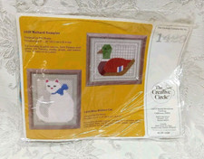 The Creative Circle 1429 Mallard Sampler Needlepoint Kit 1985