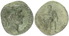 Antike - R&ouml;mische Kaiserzeit 138-161 Antoninus Pius Dupondius ss+    69291