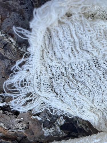 Textured Stretchy Cotton Fabric By 2 Meters, Organic Undyed Softened. - Picture 11 of 18