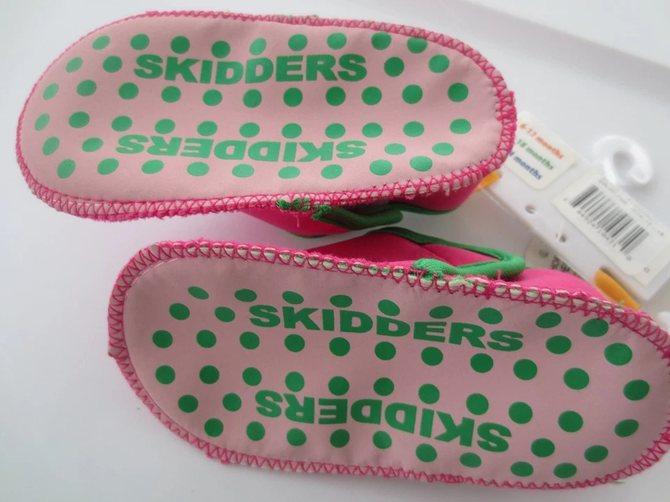 NEW Toddler 12-18 or 18-24 Month SKIDDER Neoprene Strawberry Pink Water SwimShoe - Image 2 of 2