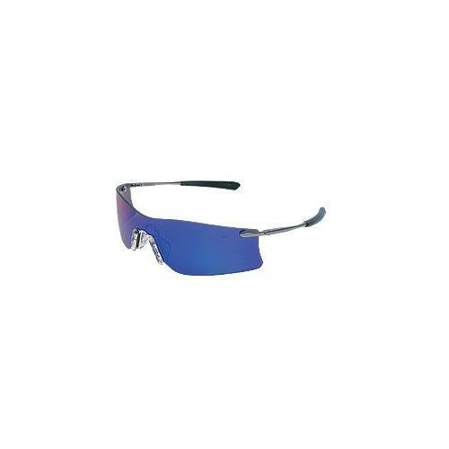 Crews T411G Rubicon Safety Glasses Metal Temple w/Emerald Mirror Lens (12 Pair) - Picture 1 of 1