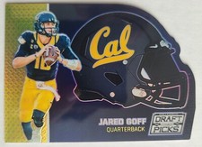 2016 Collegiate Prizm Draft Picks Helmet Die Cut Jared Goff #42