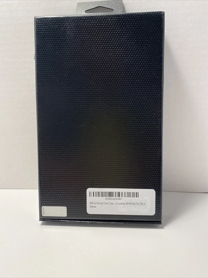 Funda Cartera Leche y Miel para Apple iPhone 6/6S - Cuero Negro Foto 3 de 3