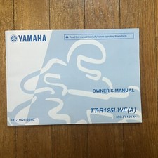 YAMAHA MOTORCYCLE TT-R125LWE(A) LIT-11626-24-02 OWNERS MANUAL