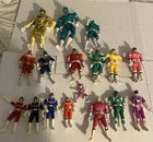 Vintage Power Rangers Toy Figures  1990s Lot Of 17 Bandai NICE