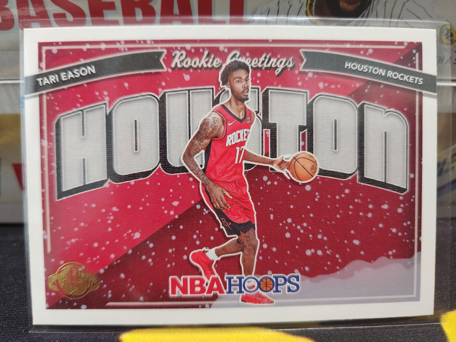 2022-23 Panini NBA Hoops Tari Eason Winter Rookie Greetings RC #17