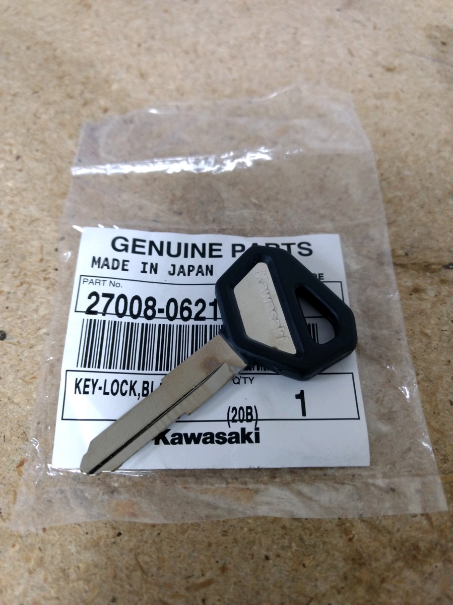 New OEM Kawasaki Key Blank Ninja ZX11 250R 500 600R Concours GPZ