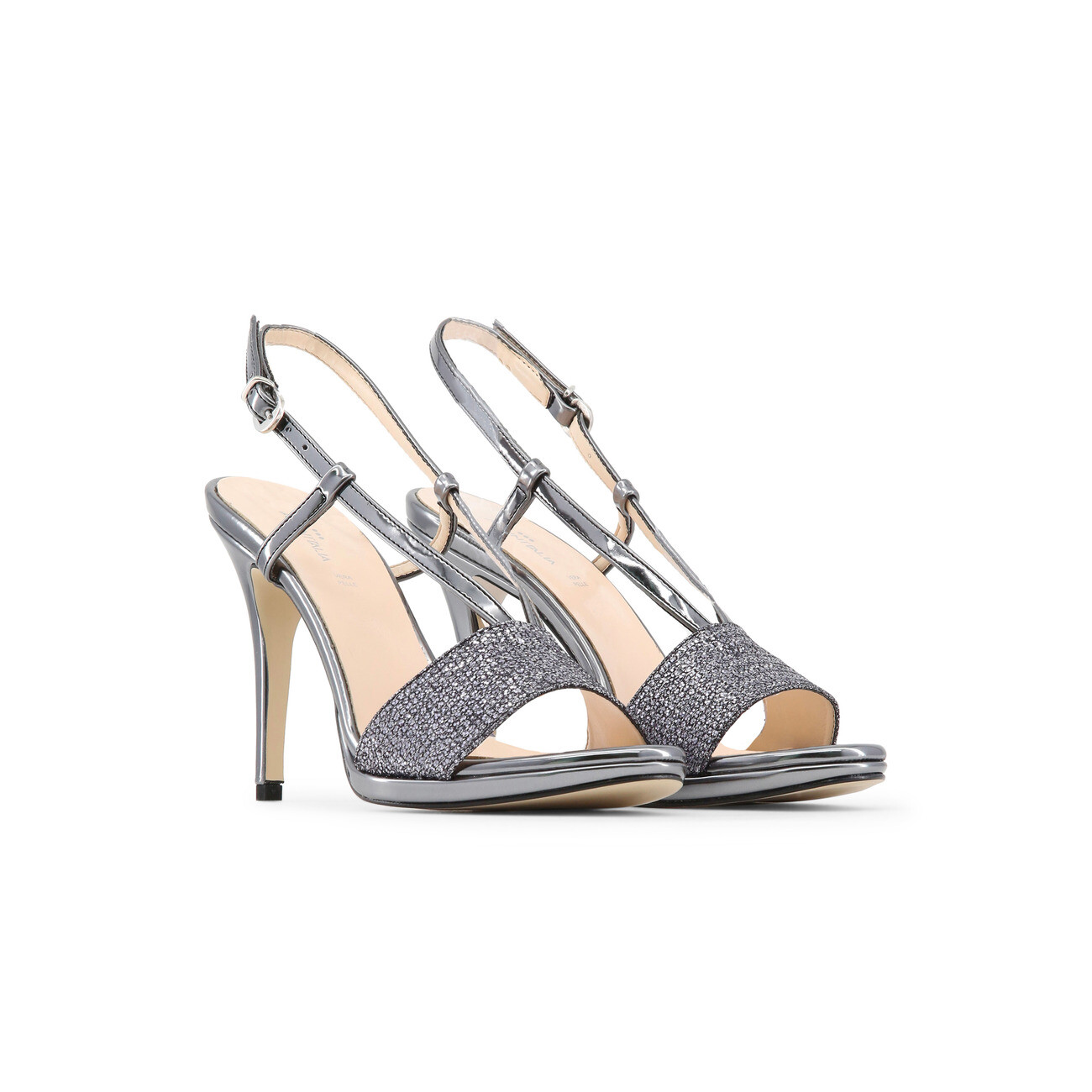 Womens shoes Made in Italia - REGINA REGINA REGINA Sandals Ankle Strap Grey Silver Eco Leather 669769 Womens shoes Made in Italia - REGINA REGINA REGINA Sandals Ankle Strap Grey Silver Eco Leather 669769
