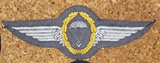 BW Fallschirmspringerabzeichen gold,deutsch,Bundeswehr,Springerabzeichen,Tuch