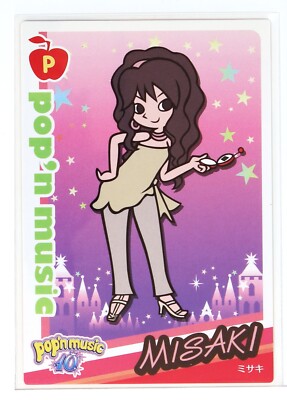 Pop'n Music Card PB19N019 Misaki Konami Japan Game Character | eBay