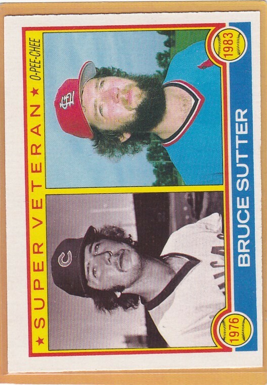 1983 O PEE CHEE BASEBALL BRUCE SUTTER #151 CARDINALS NMMT *92369