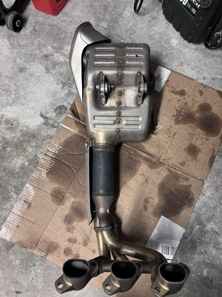 2024 Triumph Trident 660 OEM Exhaust Headers Cat Muffler Silencer T2207447 - Image 3 of 4