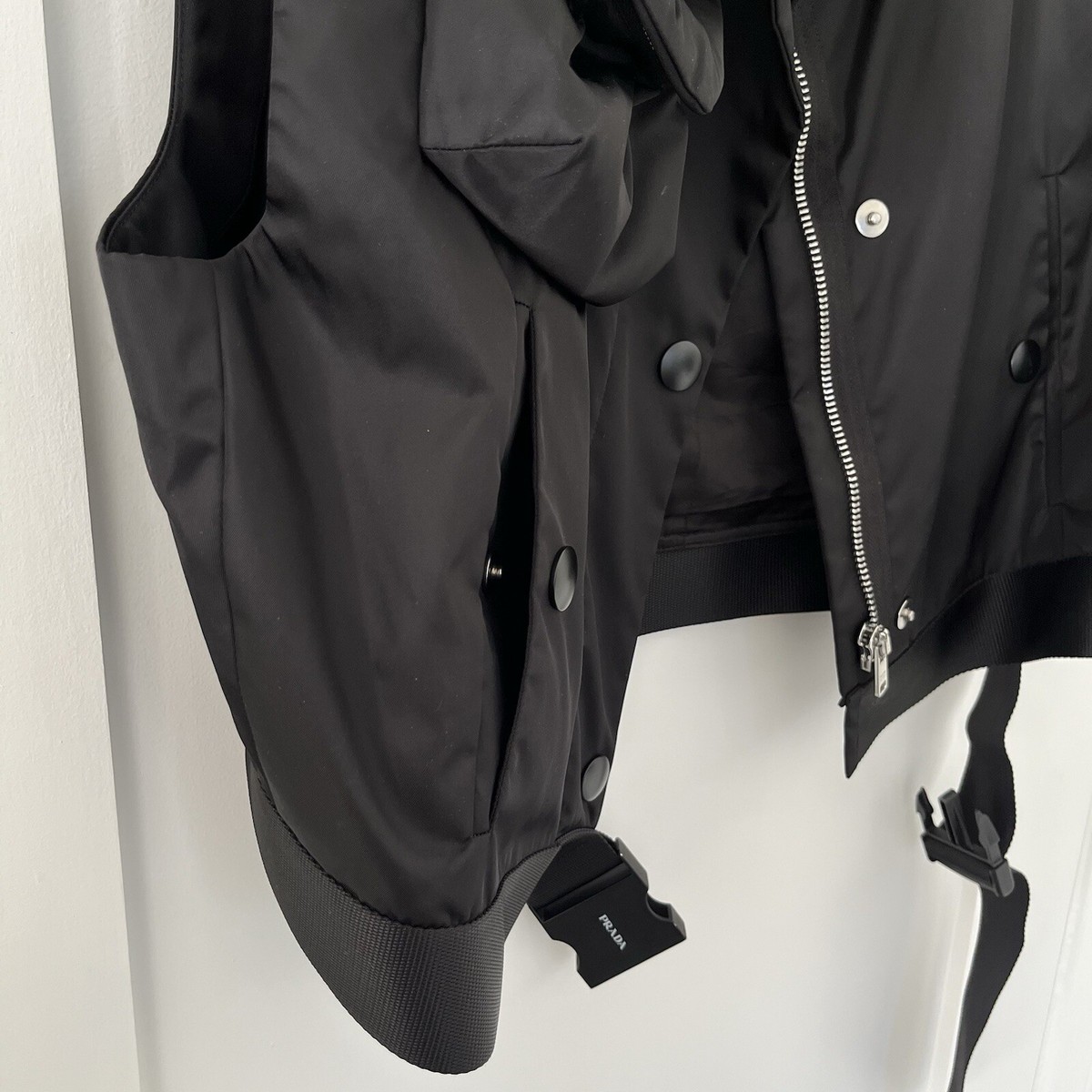 SS21 Prada Re-Nylon Gabardine Hooded Blouson Jacket SZ 42 | eBay SS21 Prada Re-Nylon Gabardine Hooded Blouson Jacket SZ 42 | eBay