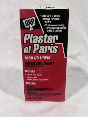 DAP Products Plaster of Paris Dry Mix - Box, White 10318