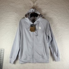 The North Face Hoodie Women's Small Purple Stretch Fleece Lined Full Zip 7492