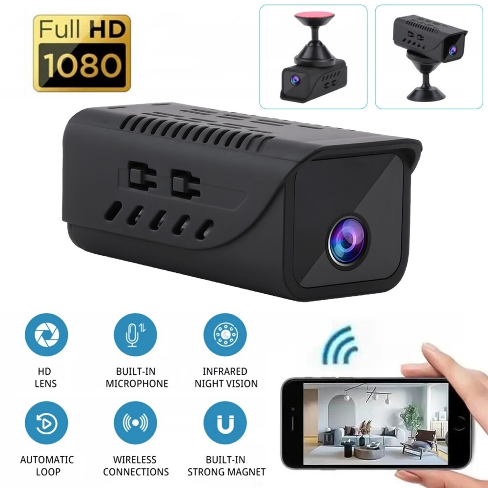1080P Full HD WIFI Mini Camera Home Security Cam Remote Viewing Night Vision