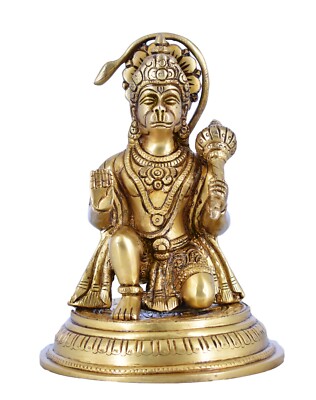Weißwal Lord Hanuman Idol Stärke Affe Idol Bajrang Bali Statue Wohndeko