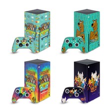 OFFICIAL SCOOBY-DOO GRAPHICS VINYL SKIN DECAL FOR SERIES X CONSOLE  CONTROLLER