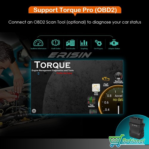 Android 13 DAB+ Autoradio CarPlay Navi 64Go Wifi Mercedes Classe C/CLK/A/G W209 - Imagen 20 de 24