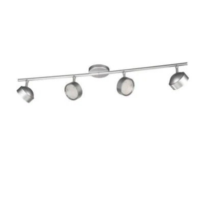 Spotleiste Mitta Energiespar Spot Deckenleuchte 4x GX53 7W Strahler Aluminium - Bild 1 von 2