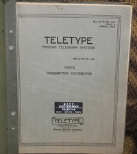 Teletype Printing Telegraph Systems Bulletin 1041 -Issue 4