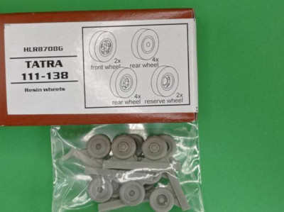 HLR 87086, Räder für Tatra  111/ 138,  Bausatz 1/87 HO, Resin, Hauler