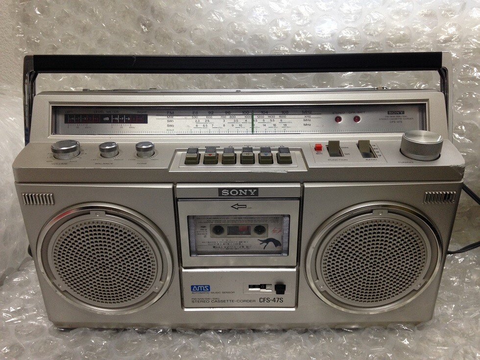 メンテ済可動品]Sony Sports CFS-914 レアな白 メンテ済可動品]Sony