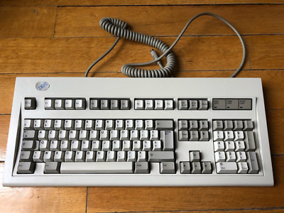 IBM MODEL M Retro Tastatur Keyboard AZERTY FR - für IBM PS/2 AT - Top Zustand!
