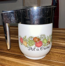 Vintage Corning Ware Gemco Spice of Life Creamer Pitcher Pot A Creme USA