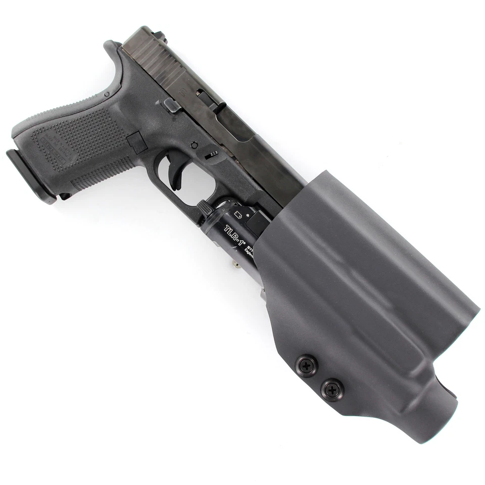 1911 - OWB Paddle Tactical Holster - Streamlight TLR-1 - Matte Black - Image 2 of 4