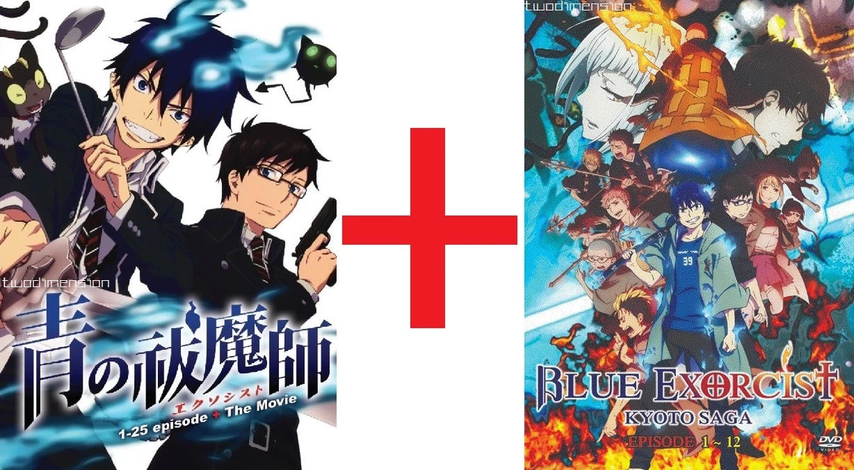 ANIME DVD ENGLISH DUBBED Blue Exorcist Season 1 2 1 37End All
