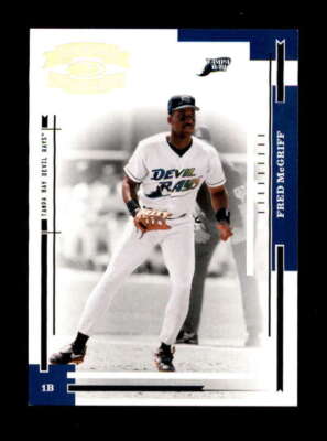 FRED MCGRIFF 2004 DONRUSS THROWBACK THREADS #187 GOLD PARALLEL #099/100 BD6043