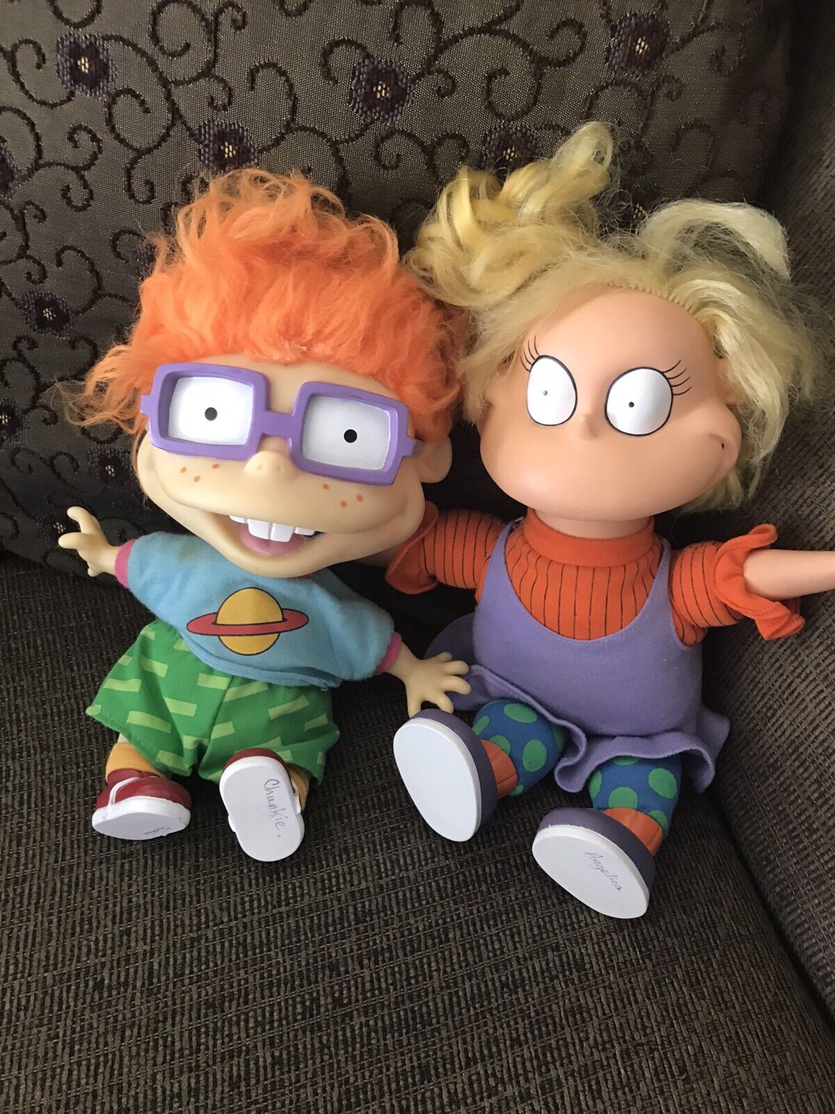 Angélica E Chuckie - Rugrats De Feltro 30cm