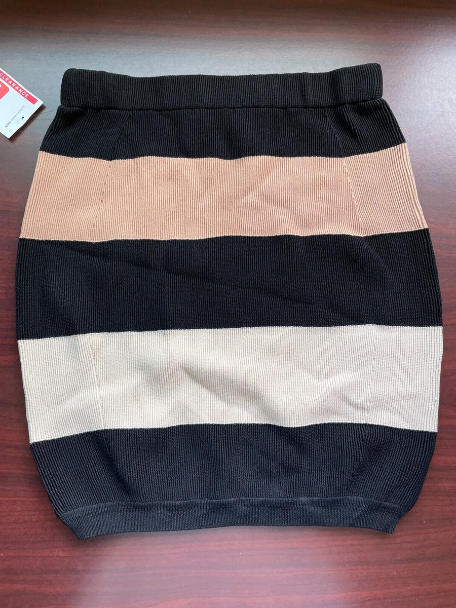 AS BY DF STRIPED KNIT SKIRT WOMENS SIZE S SMALL NWOT | eBay
